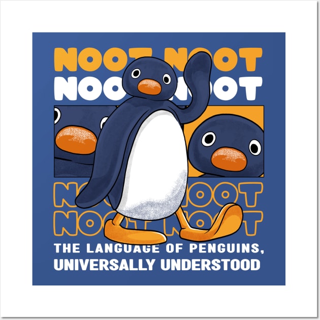 Noot Noot Penguin Meme Wall Art by milatees